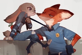 《動物方城市》繪師們筆下甜蜜蜜的尼克與茱蒂 《動物方城市》繪師們筆下甜蜜蜜的尼克與茱蒂