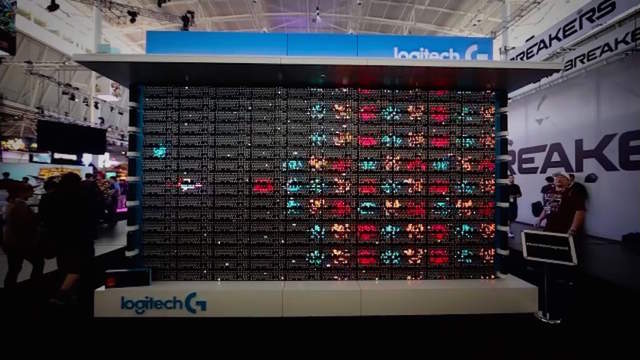 《超大型螢幕鍵盤》點陣圖遊戲畫面全用鍵盤完整重現