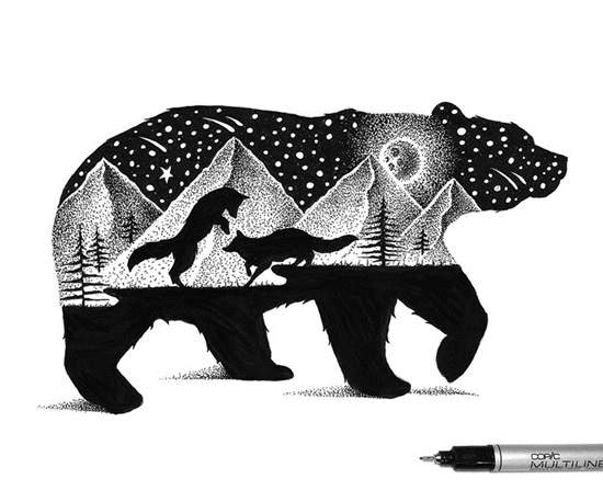 《動物奇幻點畫》用一隻黑筆就可以點出動物身上的小宇宙 - 圖片4