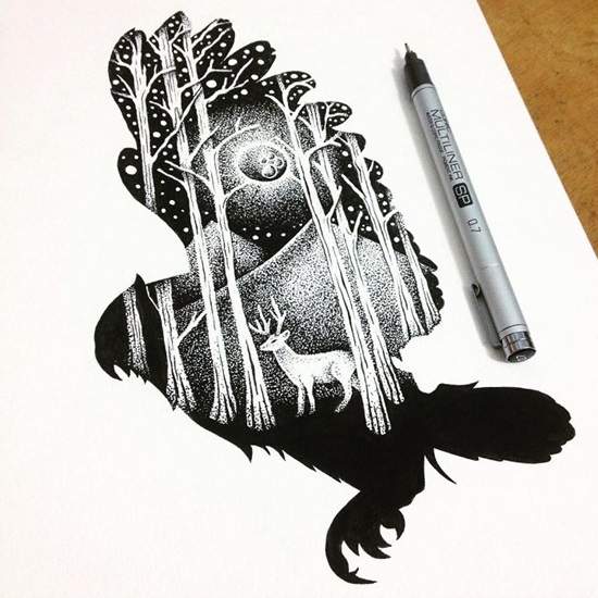 《動物奇幻點畫》用一隻黑筆就可以點出動物身上的小宇宙 - 圖片11