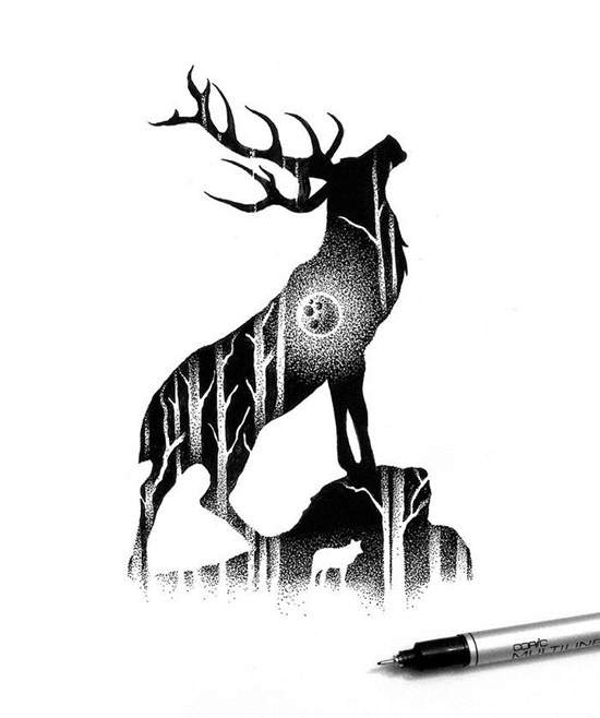 《動物奇幻點畫》用一隻黑筆就可以點出動物身上的小宇宙 - 圖片12