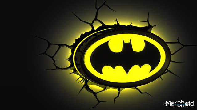 3D Light FX 《蝙蝠俠與超人立體壁燈》帥氣登場