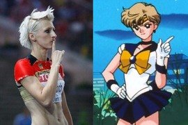 打破次元壁《德國跳高選手Ariane Friedrich》根本真人天王遙? 打破次元壁《德國跳高選手Ariane Friedrich》根本真人天王遙?