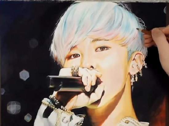 韓國神手畫家《金鎮培》從G-Dragon到EXO都難不倒他