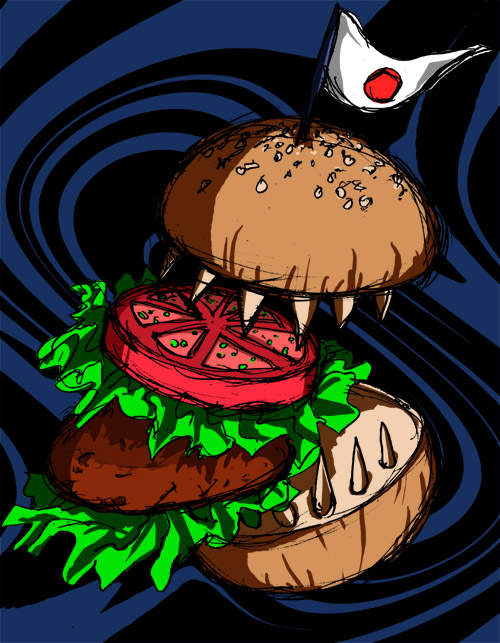 惡搞美食重現《遊戲王漢堡怪物》其實看起來還滿好吃的……