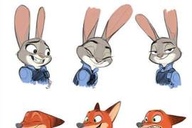 《動物方城市》導演教你畫 茱蒂、尼克還有快俠 《動物方城市》導演教你畫 茱蒂、尼克還有快俠