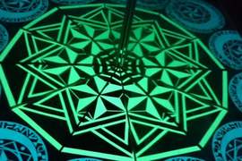 越來越進階《發光的魔法陣》在雨傘上居然也有這麼好的效果啊 越來越進階《發光的魔法陣》在雨傘上居然也有這麼好的效果啊