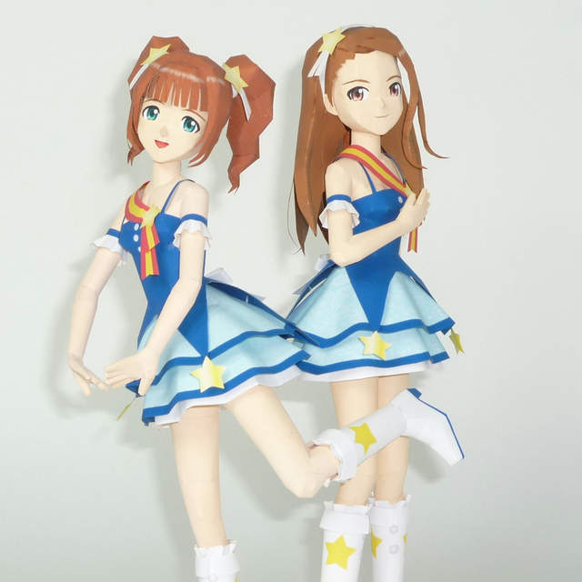 《美少女紙模型》S.V.的好手藝 一起來自己動手做看看吧 《美少女紙模型》S.V.的好手藝 一起來自己動手做看看吧