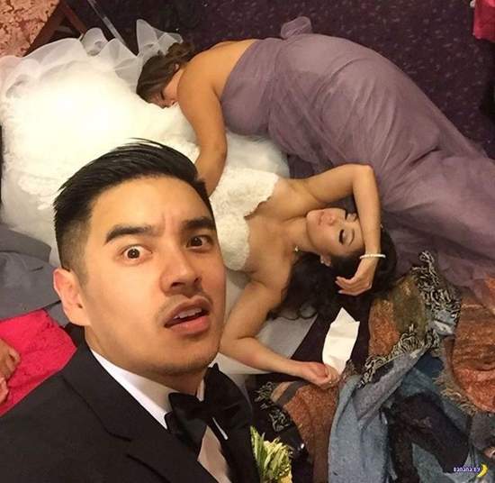 《失控的新娘》整場婚禮玩最歡的就是那位披著白紗的大姐（淚笑）