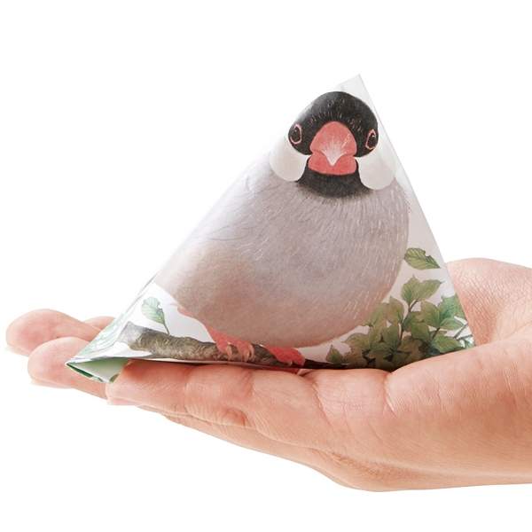 《文鳥信封袋》摺成粽子型就像小文鳥窩在自己手中♥ 《文鳥信封袋》摺成粽子型就像小文鳥窩在自己手中♥