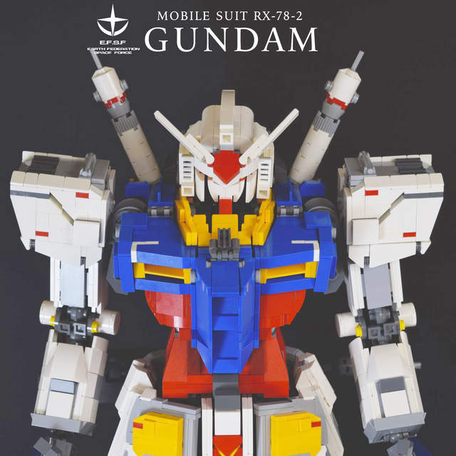 《樂高鋼彈完成度MAX》日本網友花上一個半月製作的驚人模型 《樂高鋼彈完成度MAX》日本網友花上一個半月製作的驚人模型