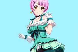 《LoveLive!髮型換換看》長髮的凜意外的好美啊~ 《LoveLive!髮型換換看》長髮的凜意外的好美啊~