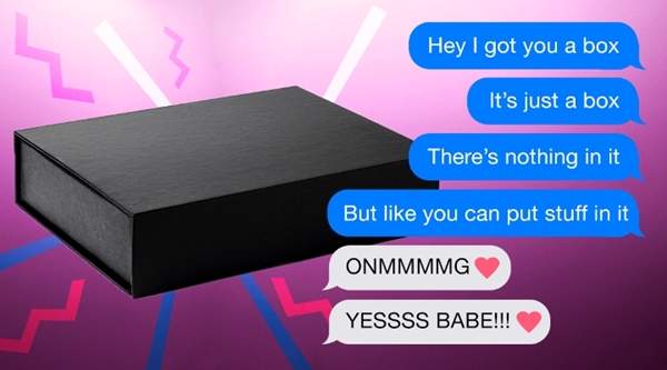 超可愛對話《沒什麼只是個盒子》卻讓網友用一張圖一句話玩High了XD