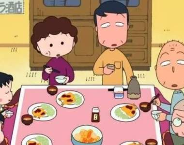 《小丸子家的晚餐》仔細看看一菜一湯感覺有點辛酸耶 《小丸子家的晚餐》仔細看看一菜一湯感覺有點辛酸耶