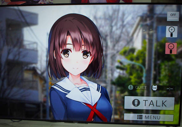 技術展示結合的《加藤惠Project》以後買電視也會送老婆了