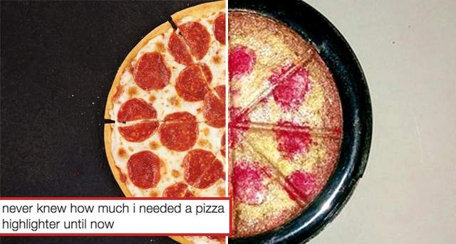 來自網路上的朋友們自創《Pizza Highlighter》這次可沒有玩食品唷（笑） - 圖片1
