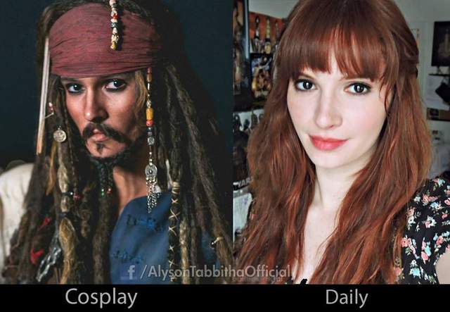 整形級彩妝的Cosplay玩家《Alyson Tabbitha》完全就是如虎添翼啊～