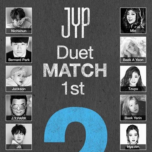 JYP最新社內企劃《JYP Duet Match》想看哪些歌手一起合作呢？