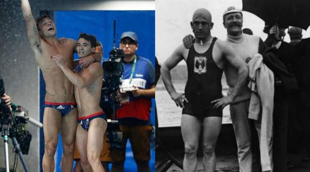 有圖有真相《奧運的過去與現在》泳衣尺寸讓人越來越滿意