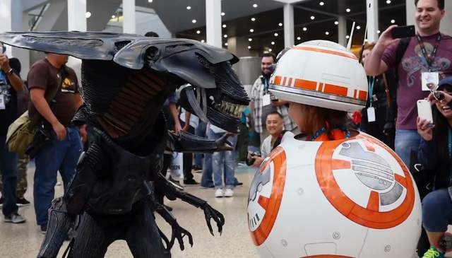 萌度破表《BB-8 Cosplay》裡面藏著一個小小的～♥