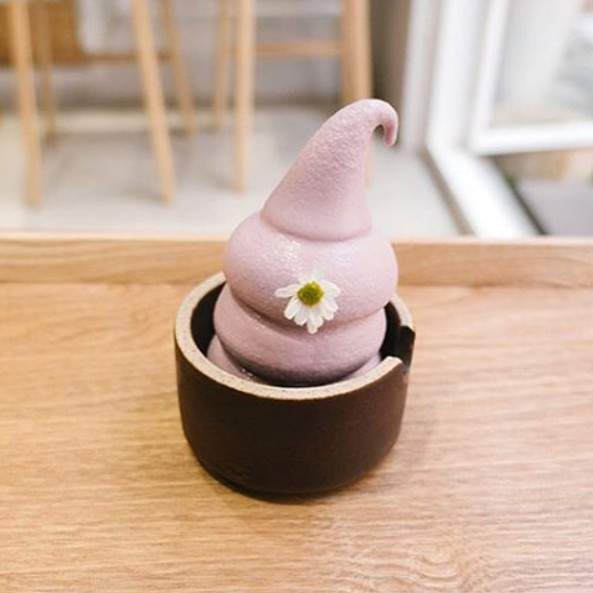 《紫番薯地瓜冰》來三清洞一定要品嚐一下的可愛美食