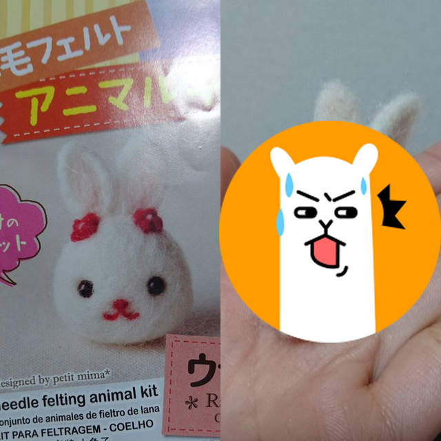 《羊毛氈》高手 明明照著說明書做的卻完全不一樣....