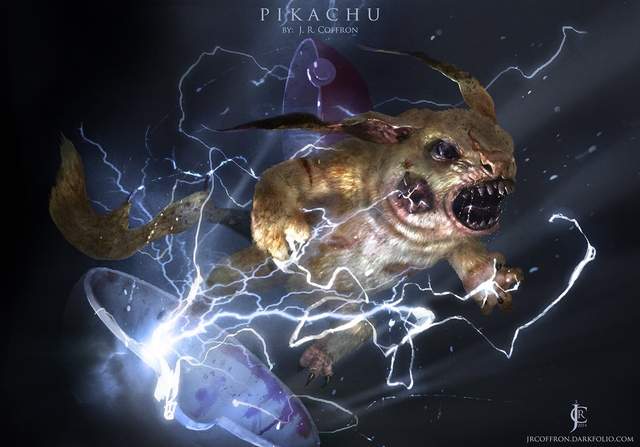 毀童年《恐怖版精靈寶可夢》這不是我要抓的神奇寶貝啊啊～