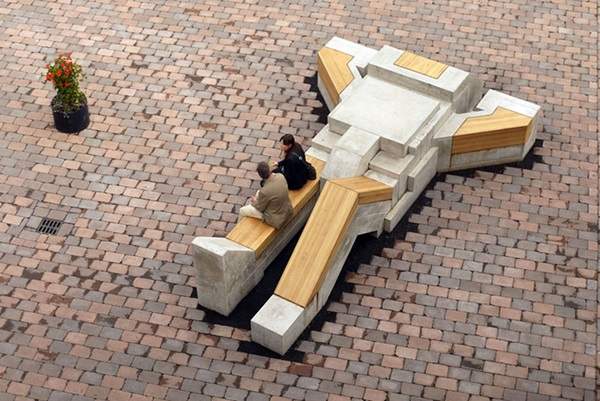 《創意公園椅》讓人就算腿不酸也想坐坐看的實用街頭藝術