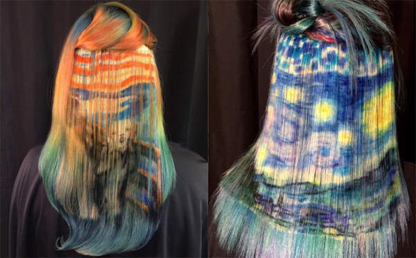 完整呈現《名畫染髮》嘗試這麼高調的造型需要勇氣耶～