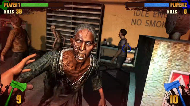 《陰屍路》街機遊戲 還真的做了可以拉的十字弓搖桿 《陰屍路》街機遊戲 還真的做了可以拉的十字弓搖桿