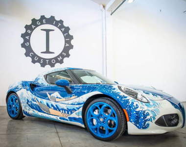 Garage Italia Customs出手《Alfa Romeo 4C》和風藝術穿上身 Garage Italia Customs出手《Alfa Romeo 4C》和風藝術穿上身