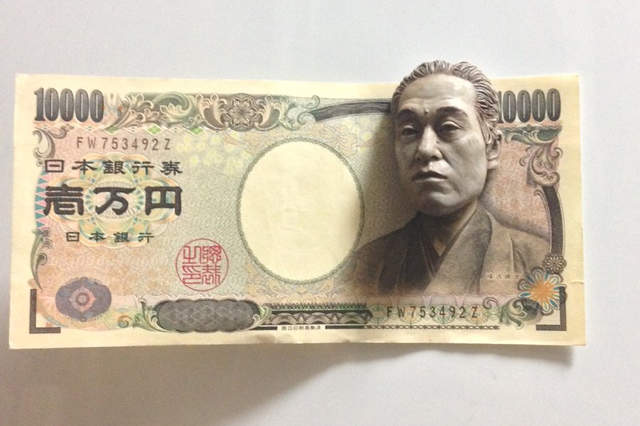《鈔票專用磁鐵》就算用不到也讓人想擁有的福澤諭吉頭頭ww