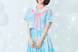 《天使水手服》自帶迷幻藍色以及粉色氛圍夢幻配色 《天使水手服》自帶迷幻藍色以及粉色氛圍夢幻配色