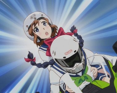 新番《爆音少女》才剛開播就被吐槽騎乘機車的方式不自然 新番《爆音少女》才剛開播就被吐槽騎乘機車的方式不自然