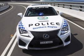 馬力467匹《Lexus RC F》也要帥氣化身澳洲警車? 馬力467匹《Lexus RC F》也要帥氣化身澳洲警車?