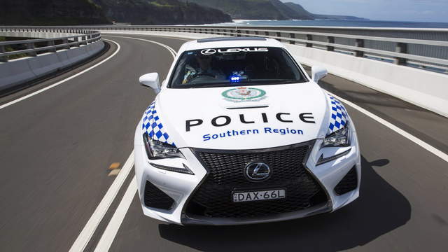 馬力467匹《Lexus RC F》也要帥氣化身澳洲警車？