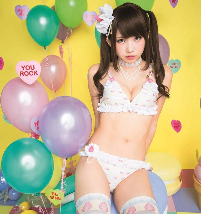 日本萌Coser《えなこx糖果內衣》登週刊YOUNG JUMP+C91新照❤ 日本萌Coser《えなこx糖果內衣》登週刊YOUNG JUMP+C91新照❤