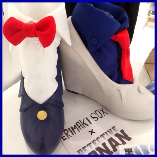 大受歡迎的《ERIMAKI SOX×名偵探柯南》襯衫襪鞋~再度追加啦 大受歡迎的《ERIMAKI SOX×名偵探柯南》襯衫襪鞋~再度追加啦