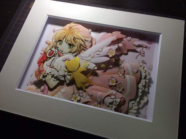 神手工《立體庫洛牌》這種立體手工真的是百看不厭啊（崇拜）