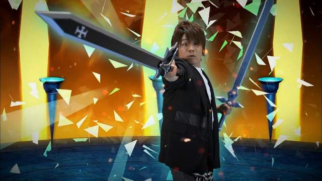 刀劍神域新廣告《松岡禎丞化身桐人二刀流》所以遊戲到底在玩什麼啊……