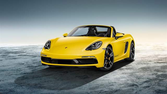性感上空《Porsche 718 Boxster S》裡裡外外都來點黃