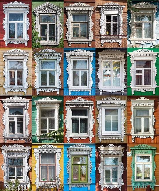 《俄羅斯手工木雕窗框》原來戰鬥民族的窗戶也是不輸任何人的華麗麗～