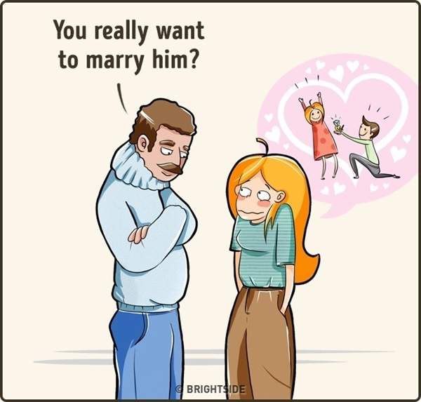 《與爸媽生活的日常點滴》爸爸永遠嚴格看待女兒另一半XD