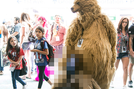 SDCC《最有創意COSPLAY》熊與李奧出沒注意 SDCC《最有創意COSPLAY》熊與李奧出沒注意