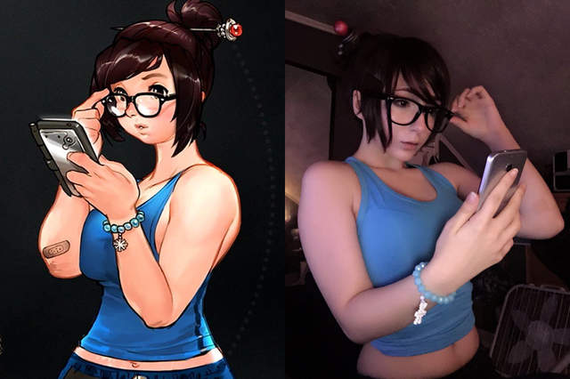 爆乳《正妹實況主Eclair》活像是電玩人物的正妹啊～