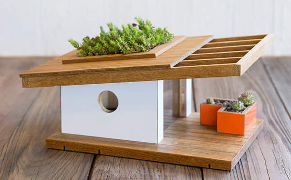 《現代式鳥屋》讓人不由自主羨慕起鳥兒的超酷設計～