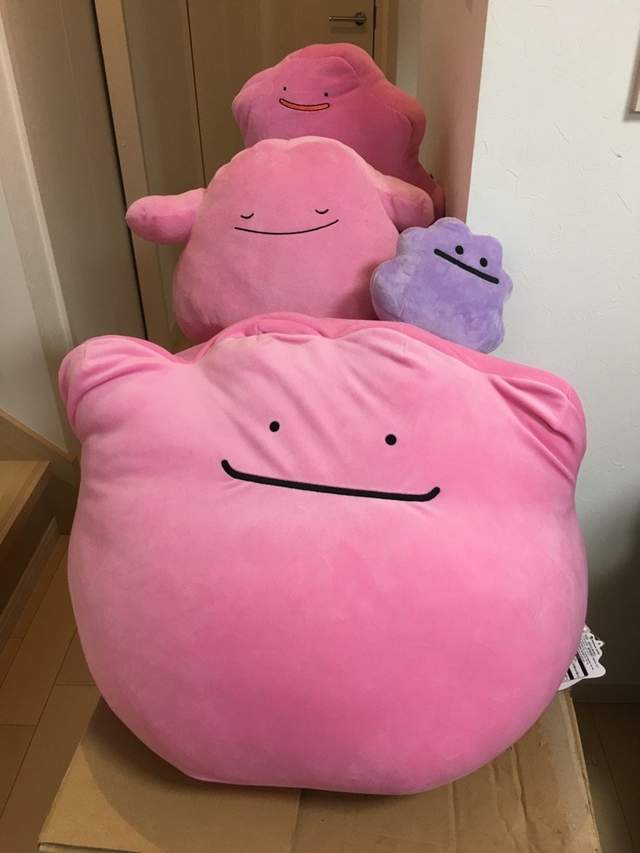 精靈寶可夢《超巨大百變怪布偶》網友開箱　無法抗拒的軟Q幸福感