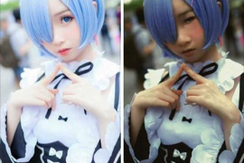 網路謠言《小圓臉雪雪》Cosplay PS的強大?人家可是真正的萌妹子啊 網路謠言《小圓臉雪雪》Cosplay PS的強大?人家可是真正的萌妹子啊