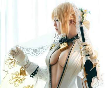 《爆乳花嫁Saber》Fate/EXTRA CCC最性感角色扮演 《爆乳花嫁Saber》Fate/EXTRA CCC最性感角色扮演