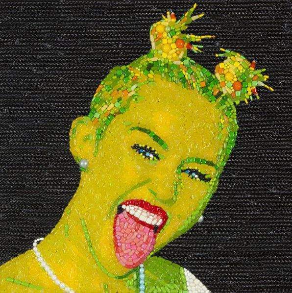 《糖果似顏繪》繽紛雷根糖排出甜味超濃的逼真明星肖像